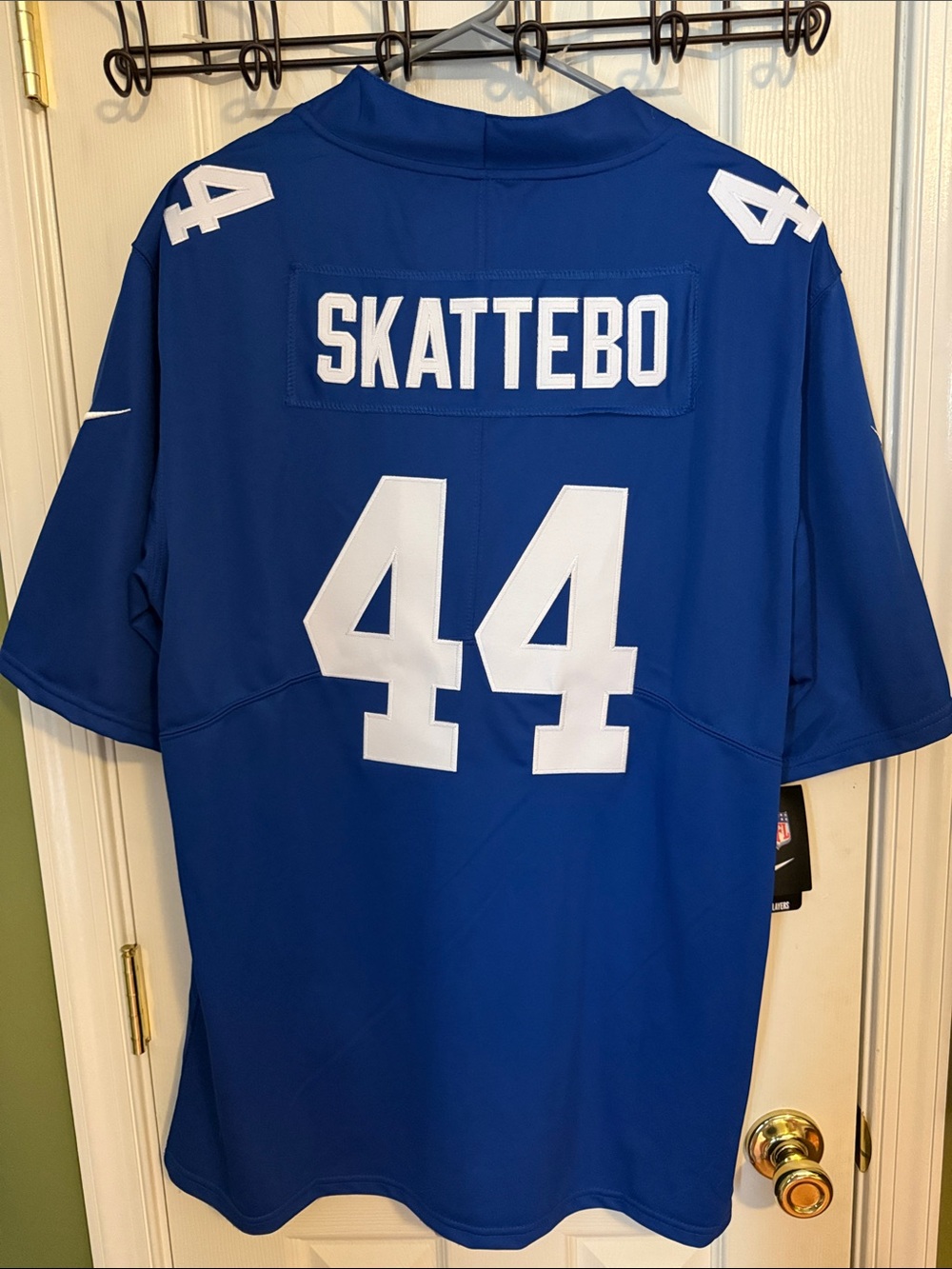 NY Giants Football Jersey "Skattebo" #44